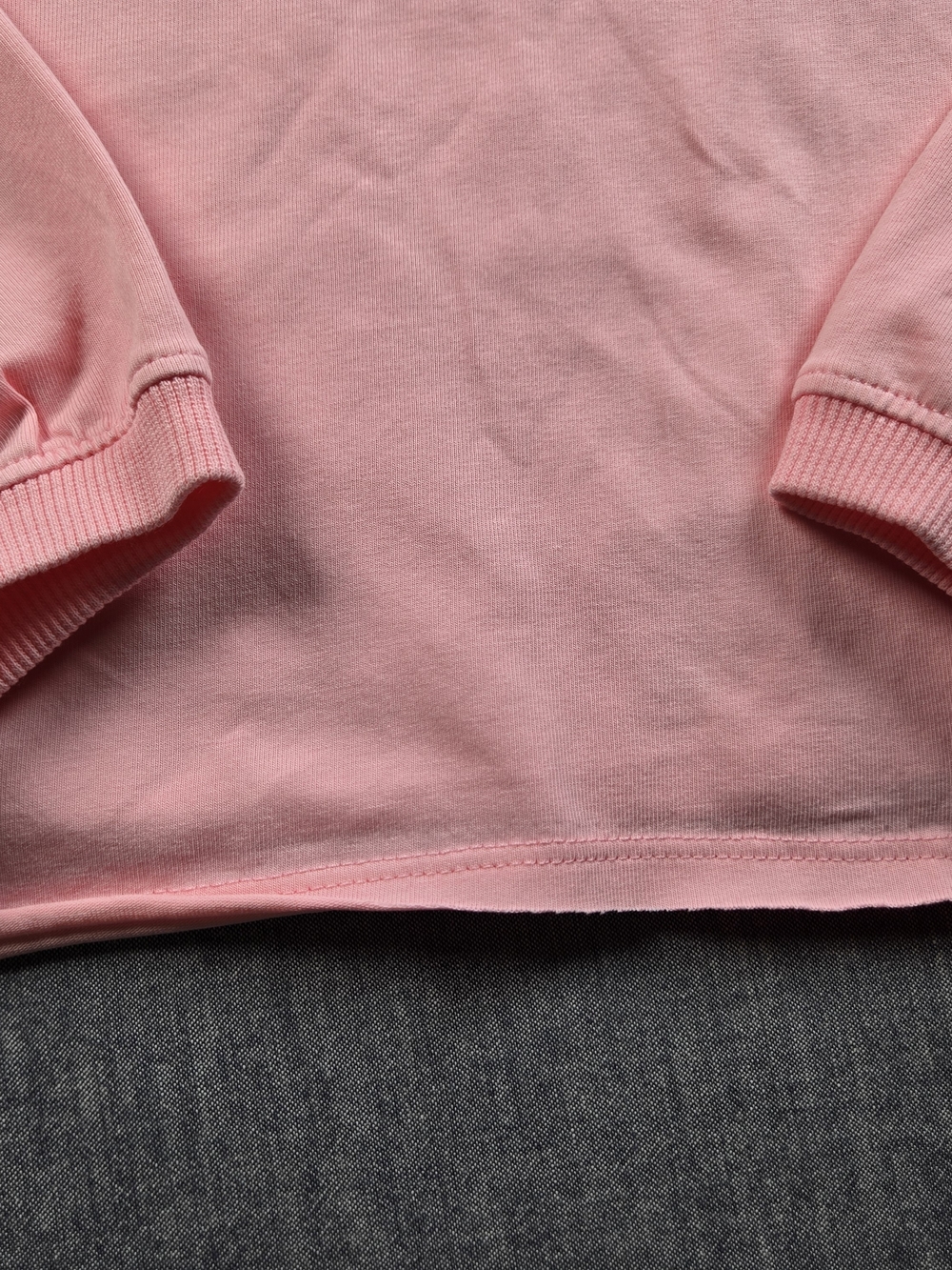 JoyLab Pink Ribbed Crewneck Sweatshirt - Picture 2 of 10